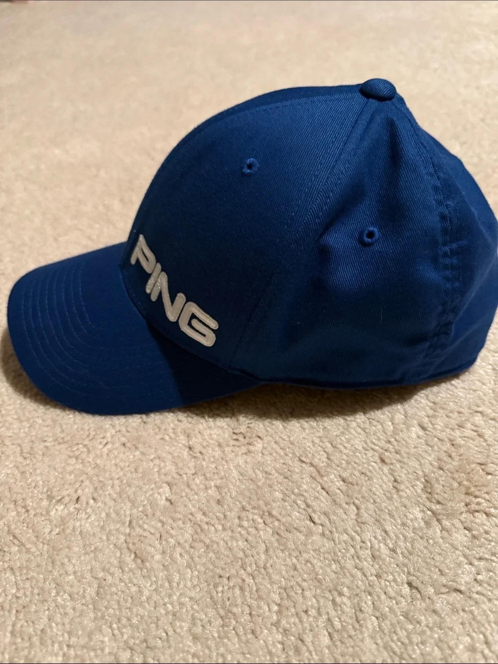 Ping Royal Blue Golf Cap with White Logo